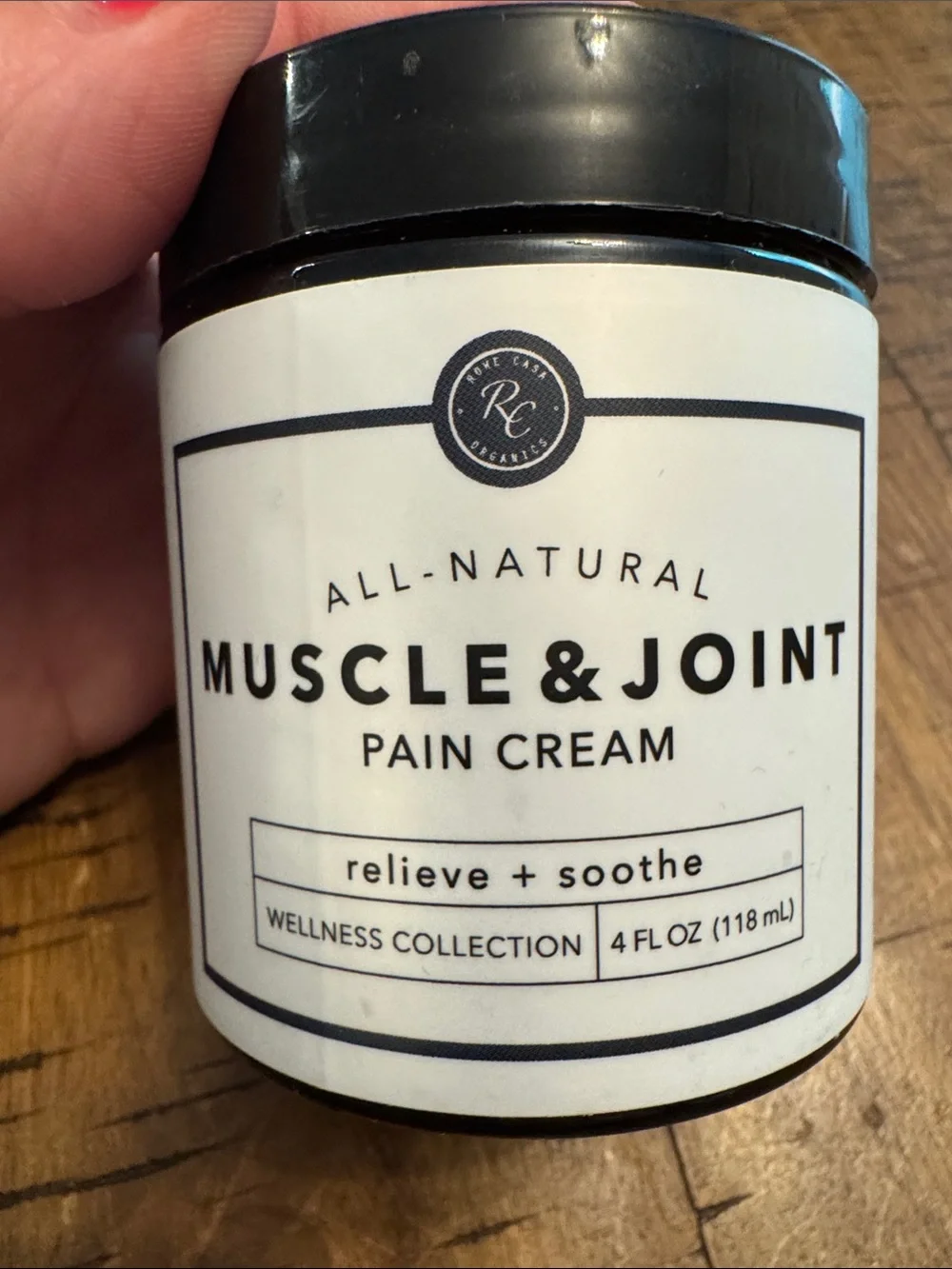Rowe Casa Organics All-Natural Muscle & Joint Pain Cream